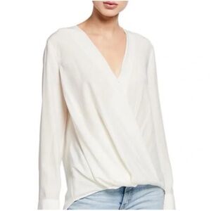 Brand New Rag & Bone Victor Silk Suplice Blouse